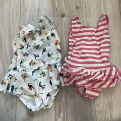 ベビー水着 2点セット　80