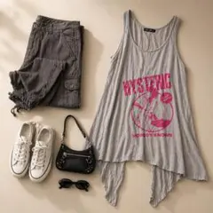 HYSTERIC GLAMOUR　タンクトップ／ロングタンク　Fサイズ