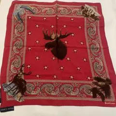 美品　ラルフローレン　シルクミディアムスカーフのサムネイル