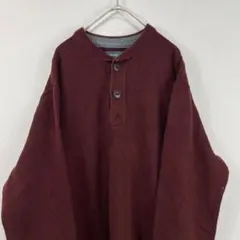 ヘンリーネック ニット