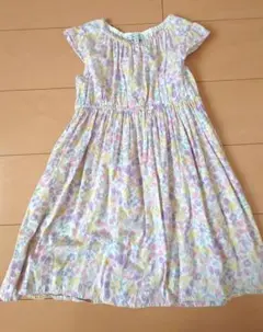 any FAM花柄 半袖ワンピース 120