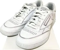 メゾンマルジェラ リーボック コラボ スニーカー クラブC 白 ホワイト43