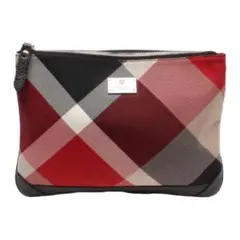 ブラックレーベル クレストブリッジ セカンドバッグ ナイロン×レザー