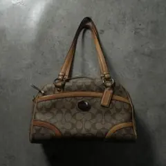 y2k archive COACH Leather Boston Bag