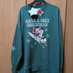 ミッキー★ミニー★トレーナー★クリスマス★М★新品