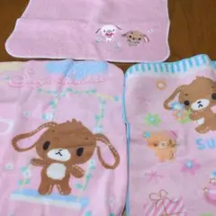 激レア♡シュガーバニーズ　タオルハンカチ２個セット　☆未使用品☆ 激レア♡シュガーバニーズ タオルハンカチ2個セット ☆未使用品☆ 楽天