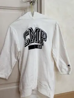 Champion ホワイトパーカー 160cm