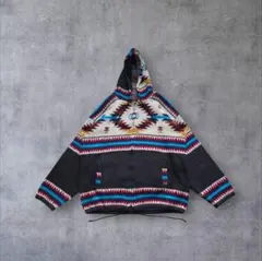 稀少vintageエクアドルニット90s美品ネイティブ人気古着L