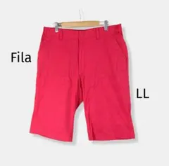 FILA GOLF ハーフパンツ 赤 88 メンズLL