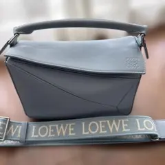 ロエベLOEWE パズルエッジバッグスモール ライトブルーのサムネイル
