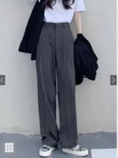 ストレート ワイドパンツ