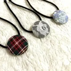 超お買い得♡お揃い リバティ うさみみリボン、くるみボタン 贅沢4個