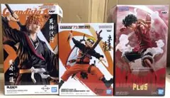 ワンピース　ナルト　ブリーチ　フィギュアセット