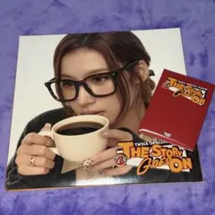 TWICE THE STORY GOES ON cast ver サナ盤　開封済