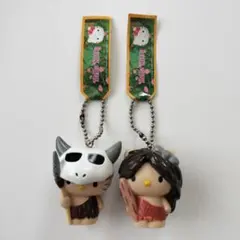 キティ キーホルダー セット 原始人キティ レトロ レア グッズ サンリオ