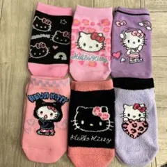 ハローキティ 6足セット キッズ靴下 15-20cm