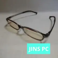 ☆ブルーライトカットPCメガネ 【JINS PC】メンズ■グレー《USED》美品