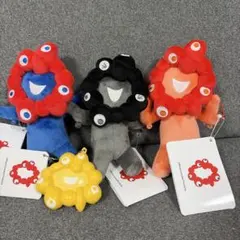 EXPO2025 ミャクミャク ゴム紐付きぬいぐるみ カラフルスクイーズ 4点