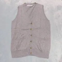 Nissen ニッセン ニットベスト スクールベスト 制服 ライトグレー