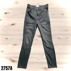 H&M エイチアンドエム ダークグレー スキニージーンズ 2757