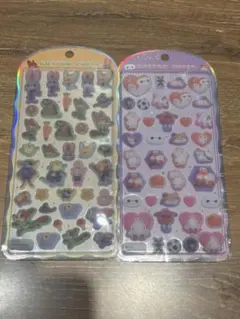 正規品　コットンパフィー ディズニー ズートピア ベイマックス 2種