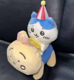 ちいかわ ぴーぽぽ ぬいぐるみ ハチワレ