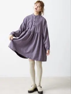merry jenny ルーズルーズチャイナワンピース パープル