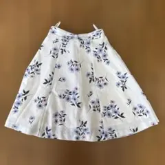 ノエラ　花柄スカート　白のサムネイル