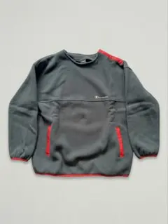 ​【美品】Champion チャンピオン フリース プルオーバー カーキ