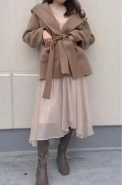 snidel フード付きミドルガウンコート　サイズFのサムネイル