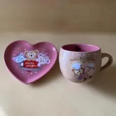 ディズニーシー　ダッフィースーベニアカップ＆プレート
