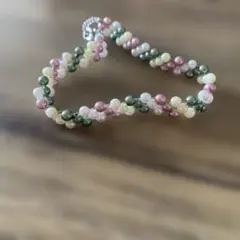 ハンドメイド★パステルカラー★カジュアルブレスレット。