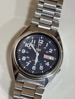 超レア！SEIKO セイコー 5 ネイビー7S26-04自動巻メンズ腕時計のサムネイル