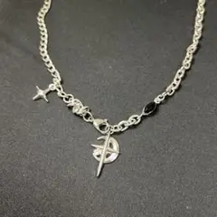 月 星 ペンダント ネックレス メンズ おしゃれ