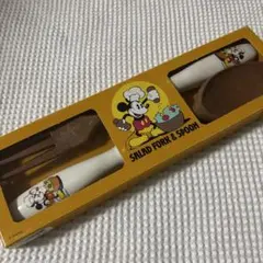 ウォルトディズニーカンパニー　サラダフォーク　サラダスプーン　レトロ