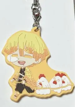 鬼滅の刃 ローソン LAWSON ラバーストラップ 我妻善逸