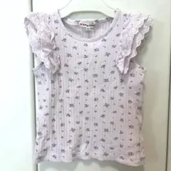 any FAM フラワープリント タンクトップ 110