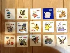 ポケモンパン デコキャラシール 15枚 まとめ売り