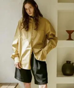 soerte 2way Loose Volume Sleeve Shirt - メルカリ