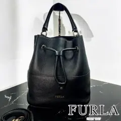 ✨正規品＆超美品‼️✨ フルラ ステイシー ２ＷＡＹ バケット ショルダーバッグ