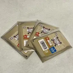 4セット新品 未開封 サンリオくじ G賞 クリアカードSAMURAI JAPAN