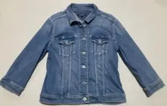 TOMMY HILFIGER ストレッチ デニム ジャケット ショート丈　袖短め