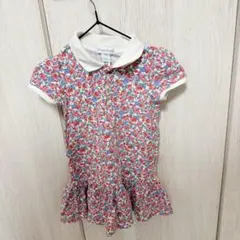 Ralph Lauren 花柄ポロワンピース 18M（ブルマセット）