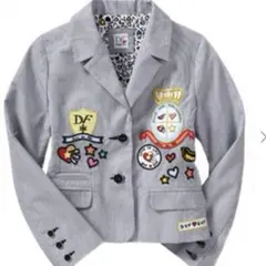 新品タグ付き　DVF♥GAP ストライプジャケット　120 130