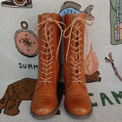 レースアップブーツ ブーツ