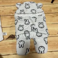 ミッフィーうさぎ柄フリースおくるみ 約70cm