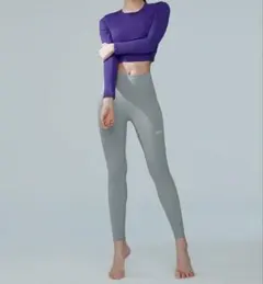 【新品】ゼクシィミックス シグネチャー360N レギンス グレイッシュミント S