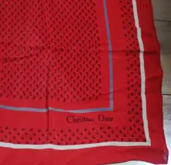 クリスチャンディオール　大判スカーフ　シルク100％