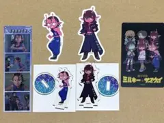 ミルキーサブウェイ アカネ カナタ アクリルスタンド ステッカー クリアカード