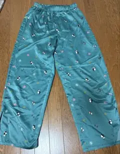 チュチュアンナ　ルームウェア　パンダ柄 グリーン